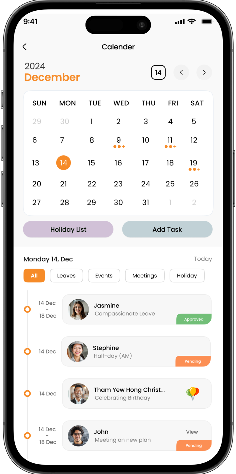 Calendar